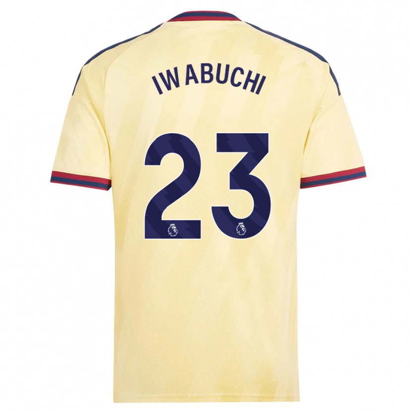 Danxen Criança Camisola Mana Iwabuchi #23 Amarelo Claro Midnightblue Terceiro 2026/27 Camisa