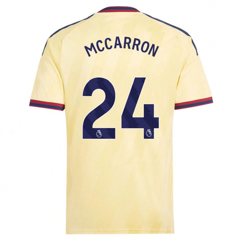 Danxen Criança Camisola Daniel Mccarron #24 Amarelo Claro Midnightblue Terceiro 2026/27 Camisa