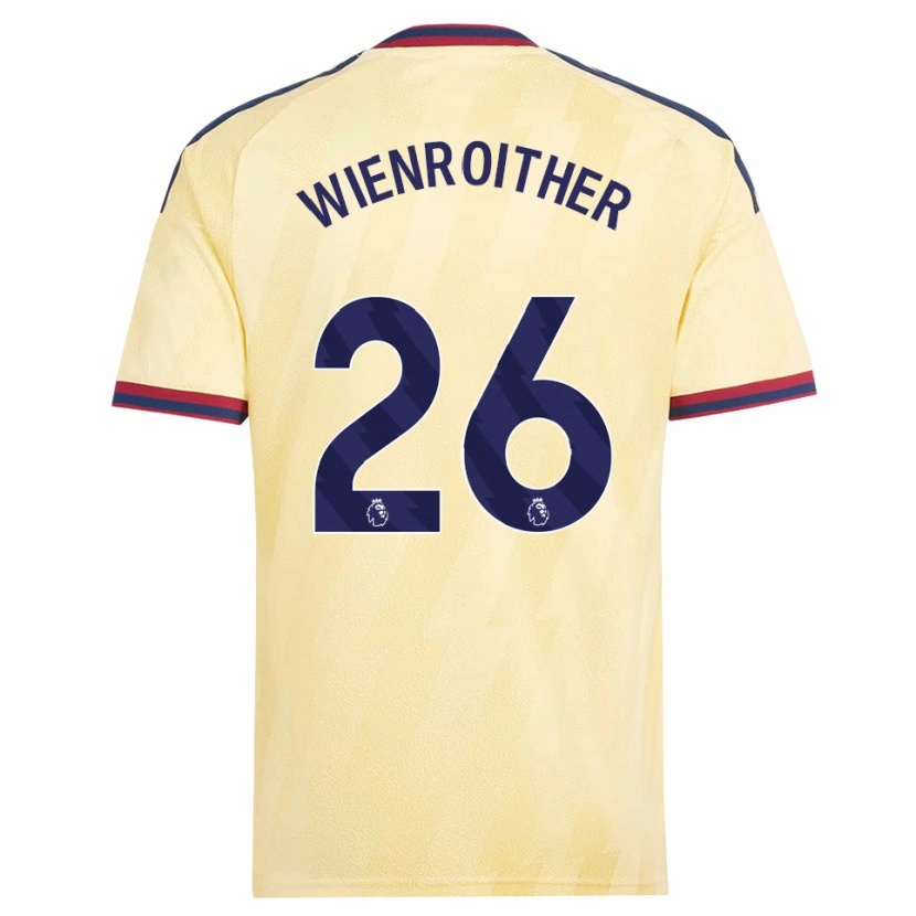 Danxen Criança Camisola Laura Wienroither #26 Amarelo Claro Midnightblue Terceiro 2026/27 Camisa