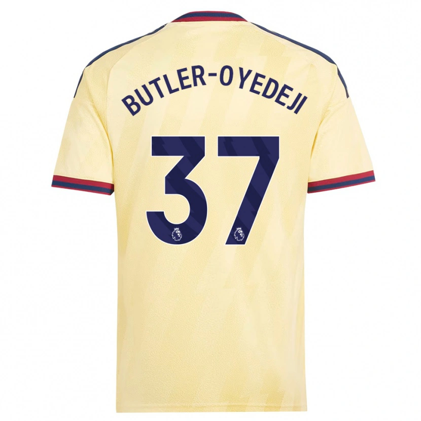 Danxen Criança Camisola Nathan Butler-Oyedeji #37 Amarelo Claro Midnightblue Terceiro 2026/27 Camisa