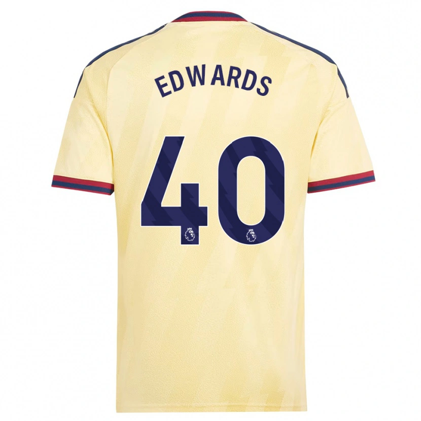 Danxen Criança Camisola Khayon Edwards #40 Amarelo Claro Midnightblue Terceiro 2026/27 Camisa