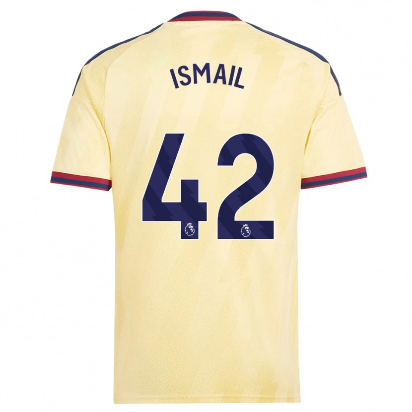 Danxen Criança Camisola Cam'ron Ismail #42 Amarelo Claro Midnightblue Terceiro 2026/27 Camisa