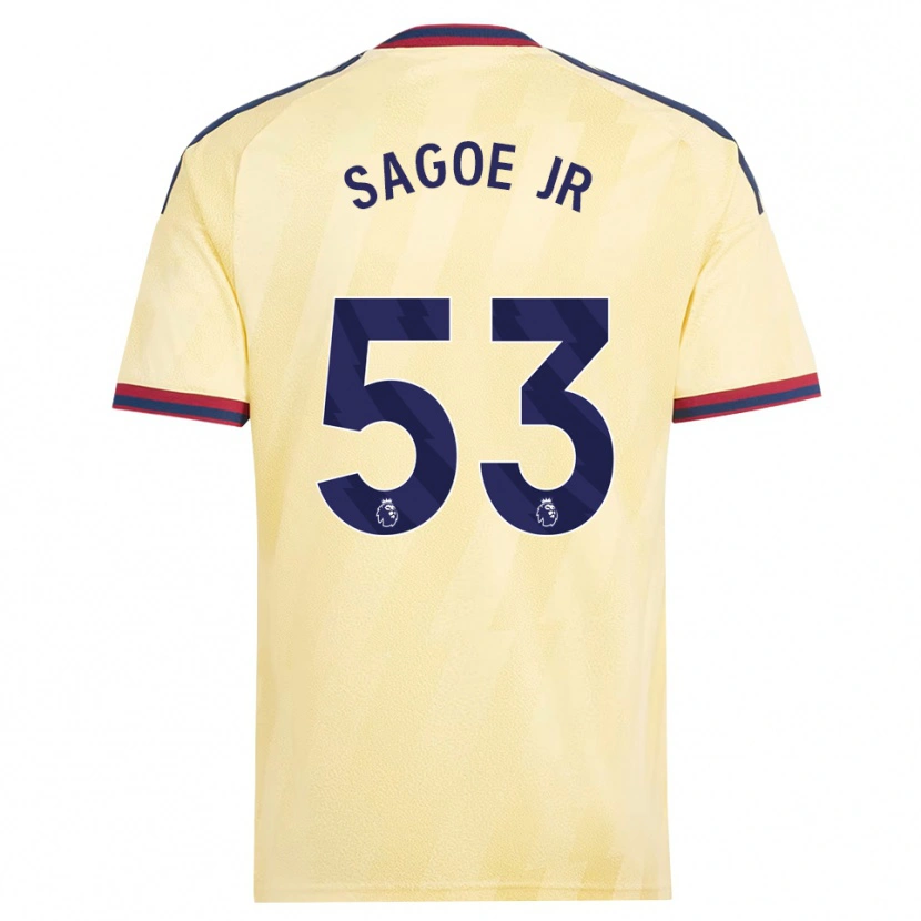 Danxen Criança Camisola Charles Sagoe Jr #53 Amarelo Claro Midnightblue Terceiro 2026/27 Camisa