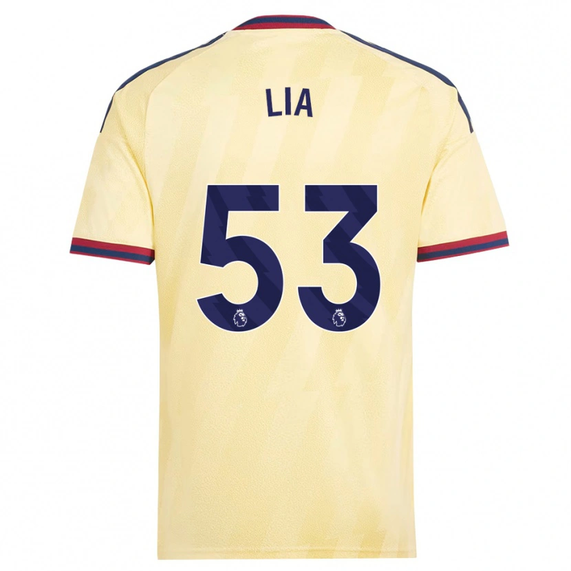 Danxen Criança Camisola Vivienne Lia #53 Amarelo Claro Midnightblue Terceiro 2026/27 Camisa