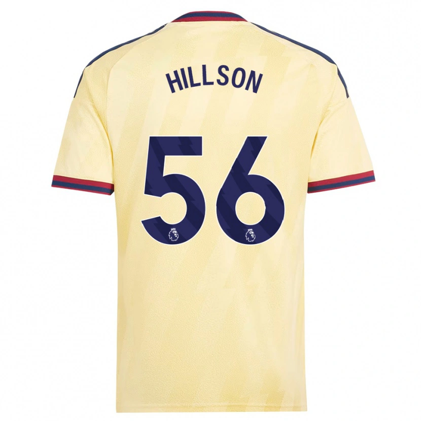 Danxen Criança Camisola James Hillson #56 Amarelo Claro Midnightblue Terceiro 2026/27 Camisa