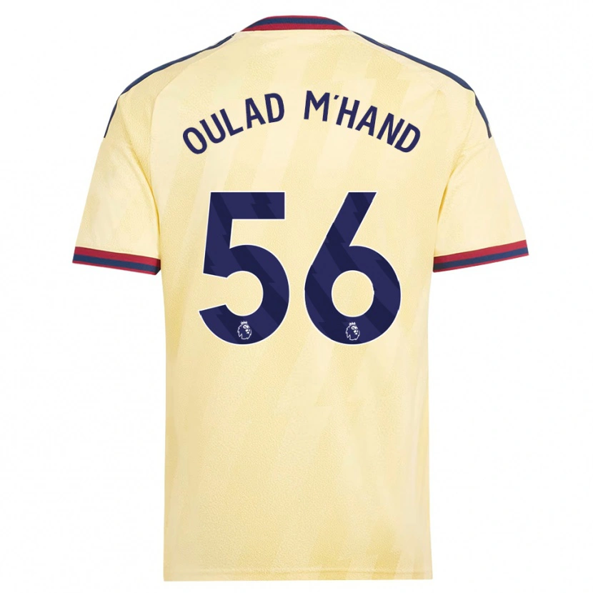 Danxen Criança Camisola Salah-Eddine Oulad M'hand #56 Amarelo Claro Midnightblue Terceiro 2026/27 Camisa