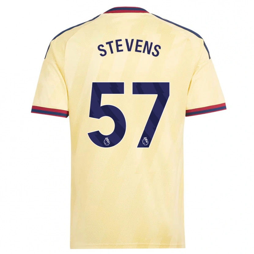 Danxen Criança Camisola Archie Stevens #57 Amarelo Claro Midnightblue Terceiro 2026/27 Camisa