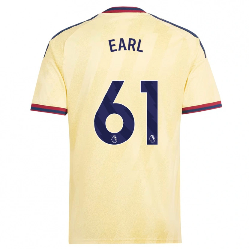 Danxen Criança Camisola Madison Earl #61 Amarelo Claro Midnightblue Terceiro 2026/27 Camisa