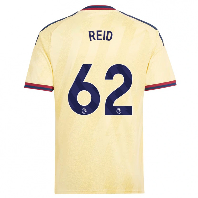 Danxen Criança Camisola Katie Reid #62 Amarelo Claro Midnightblue Terceiro 2026/27 Camisa