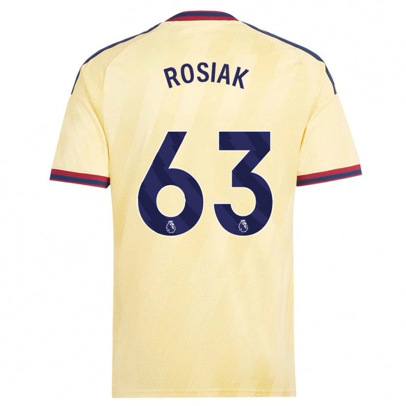 Danxen Criança Camisola Michal Rosiak #63 Amarelo Claro Midnightblue Terceiro 2026/27 Camisa