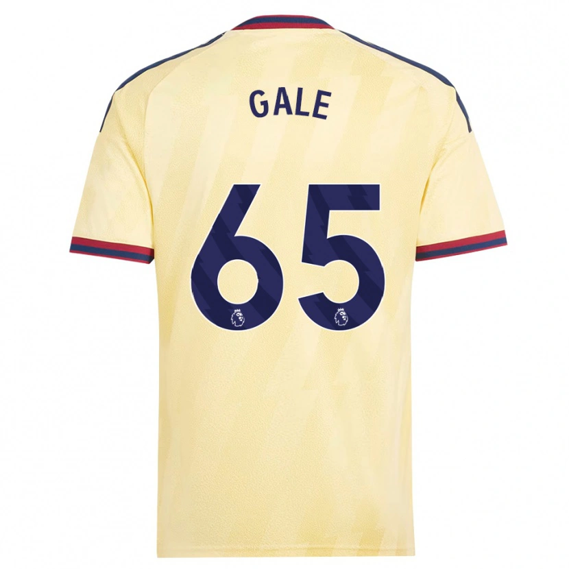 Danxen Criança Camisola Jessie Gale #65 Amarelo Claro Midnightblue Terceiro 2026/27 Camisa