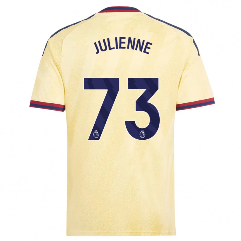 Danxen Criança Camisola Theo Julienne #73 Amarelo Claro Midnightblue Terceiro 2026/27 Camisa