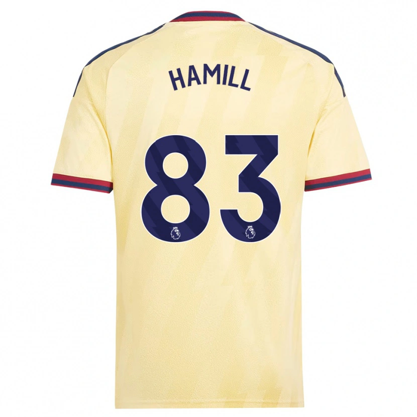 Danxen Criança Camisola Callan Hamill #83 Amarelo Claro Midnightblue Terceiro 2026/27 Camisa