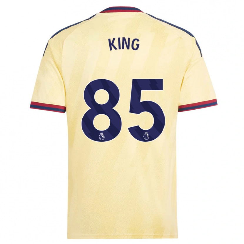 Danxen Criança Camisola Josiah King #85 Amarelo Claro Midnightblue Terceiro 2026/27 Camisa