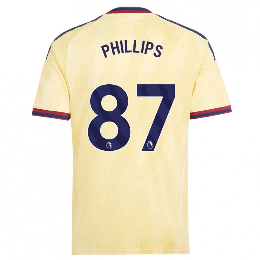 Danxen Criança Camisola Bowen Phillips #87 Amarelo Claro Midnightblue Terceiro 2026/27 Camisa