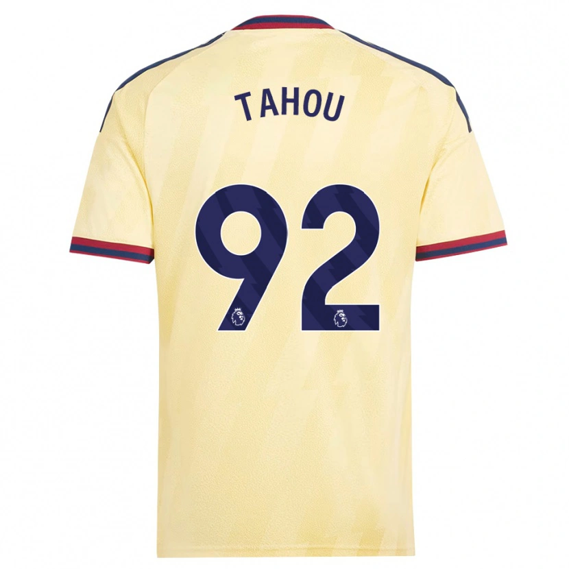 Danxen Criança Camisola Joshua Tahou #92 Amarelo Claro Midnightblue Terceiro 2026/27 Camisa