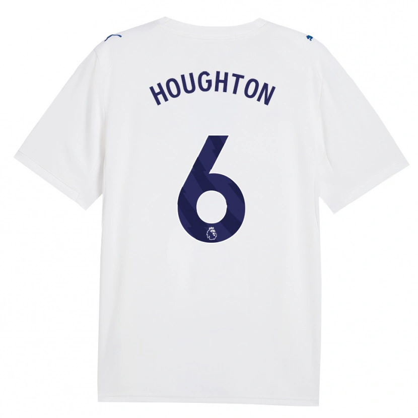 Danxen Criança Camisola Steph Houghton #6 Marinha Branco Terceiro 2026/27 Camisa