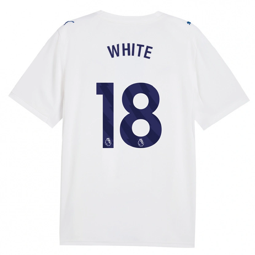 Danxen Criança Camisola Ellen White #18 Marinha Branco Terceiro 2026/27 Camisa