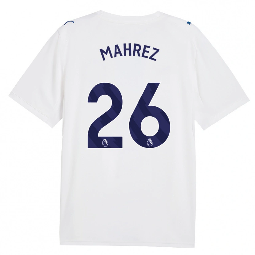 Danxen Criança Camisola Riyad Mahrez #26 Marinha Branco Terceiro 2026/27 Camisa