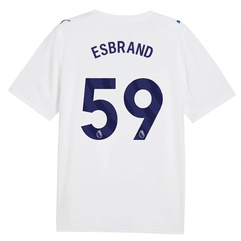 Danxen Criança Camisola Josh Wilson-Esbrand #59 Marinha Branco Terceiro 2026/27 Camisa