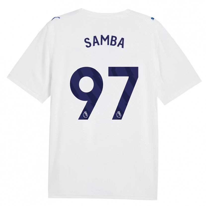 Danxen Criança Camisola Tyrone Samba #97 Marinha Branco Terceiro 2026/27 Camisa