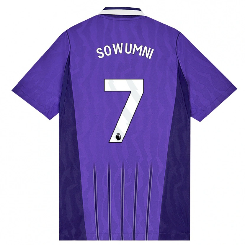 Danxen Criança Camisola Elisha Sowunmi #7 Roxo Branco Terceiro 2026/27 Camisa