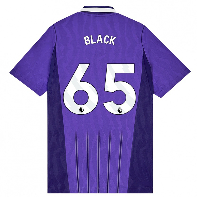 Danxen Criança Camisola Leo Black #65 Roxo Branco Terceiro 2026/27 Camisa