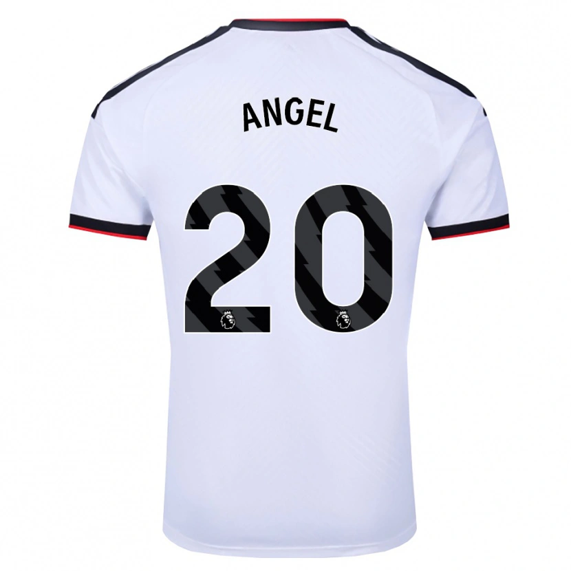 Danxen Criança Camisola Manuel Ángel #20 Branco Preto Vermelho Principal 2026/27 Camisa