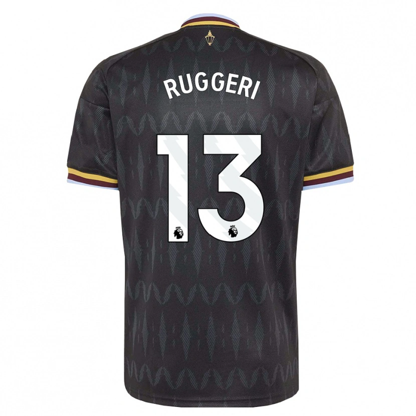 Danxen Criança Camisola Matteo Ruggeri #13 Cornflowerblue Preto Amarelo Alternativa 2026/27 Camisa