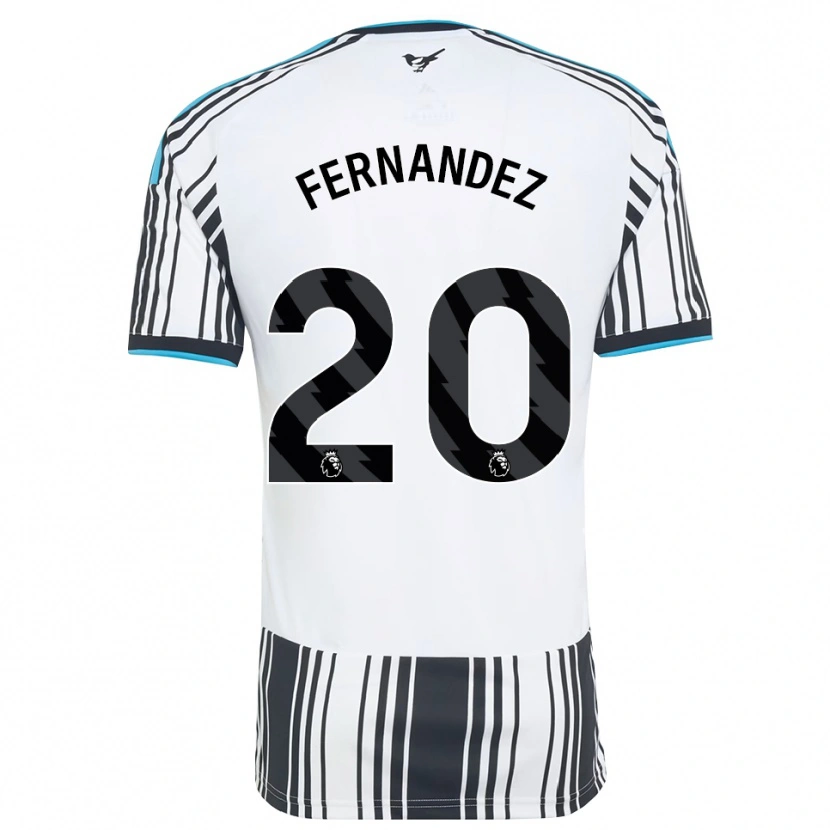 Danxen Criança Camisola Matias Fernandez-Pardo #20 Skyblue Preto Branco Principal 2026/27 Camisa