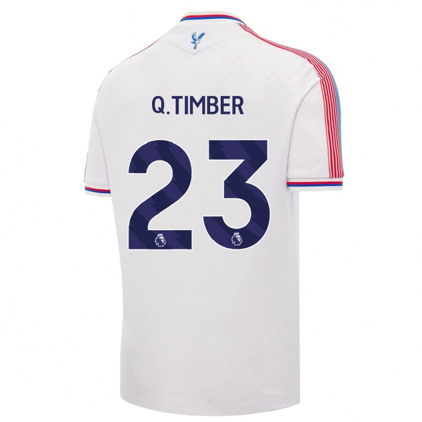 Danxen Criança Camisola Quinten Timber #23 Branco Vermelho Azul Principal 2026/27 Camisa