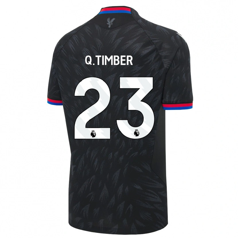 Danxen Criança Camisola Quinten Timber #23 Preto Azul Vermelho Alternativa 2026/27 Camisa