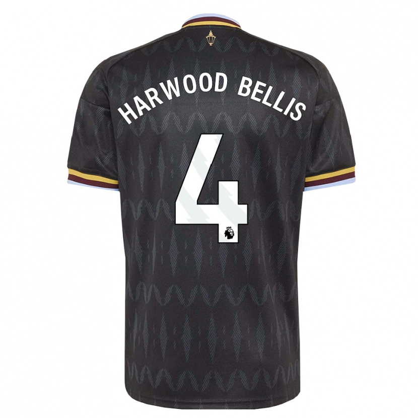 Danxen Criança Camisola Taylor Harwood-Bellis #4 Cornflowerblue Preto Amarelo Alternativa 2026/27 Camisa