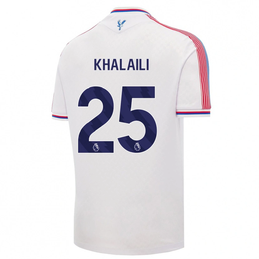 Danxen Criança Camisola Anan Khalaili #25 Branco Vermelho Azul Principal 2026/27 Camisa