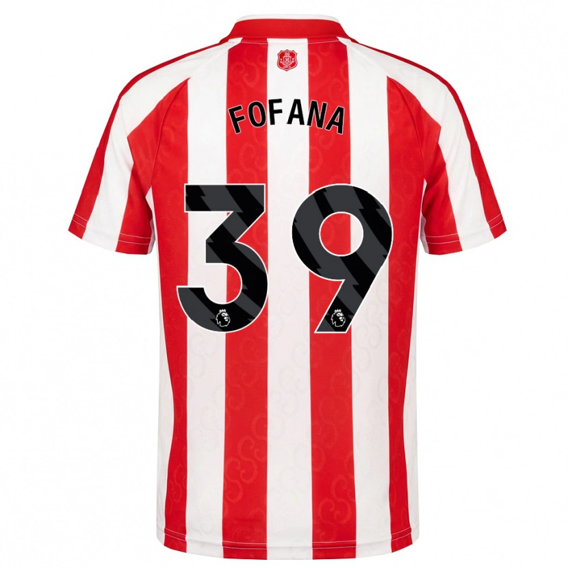 Danxen Homem Camisola Malick Fofana #39 Vermelho Branco Preto Principal 2026/27 Camisa