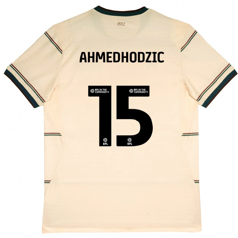 Danxen Homem Camisola Anel Ahmedhodzic #15 Beige Borgonha Alternativa 2026/27 Camisa
