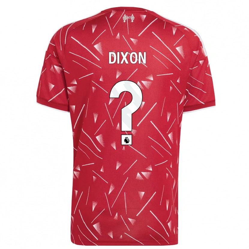Danxen Homem Camisola Joseph Dixon #0 Branco Vermelho Principal 2026/27 Camisa