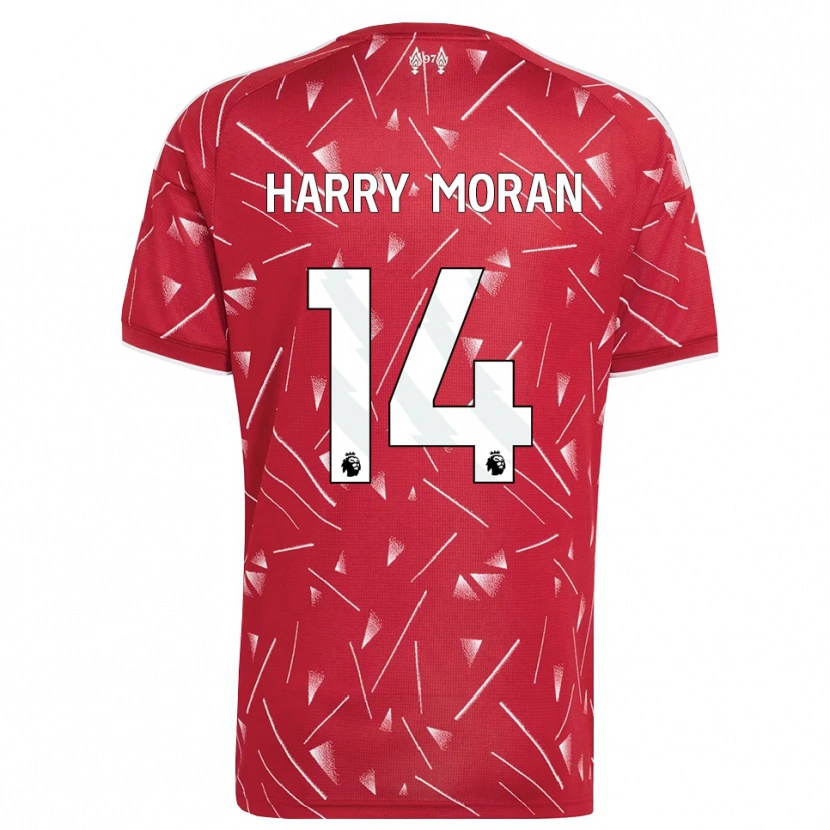 Danxen Homem Camisola Harry Moran #14 Branco Vermelho Principal 2026/27 Camisa