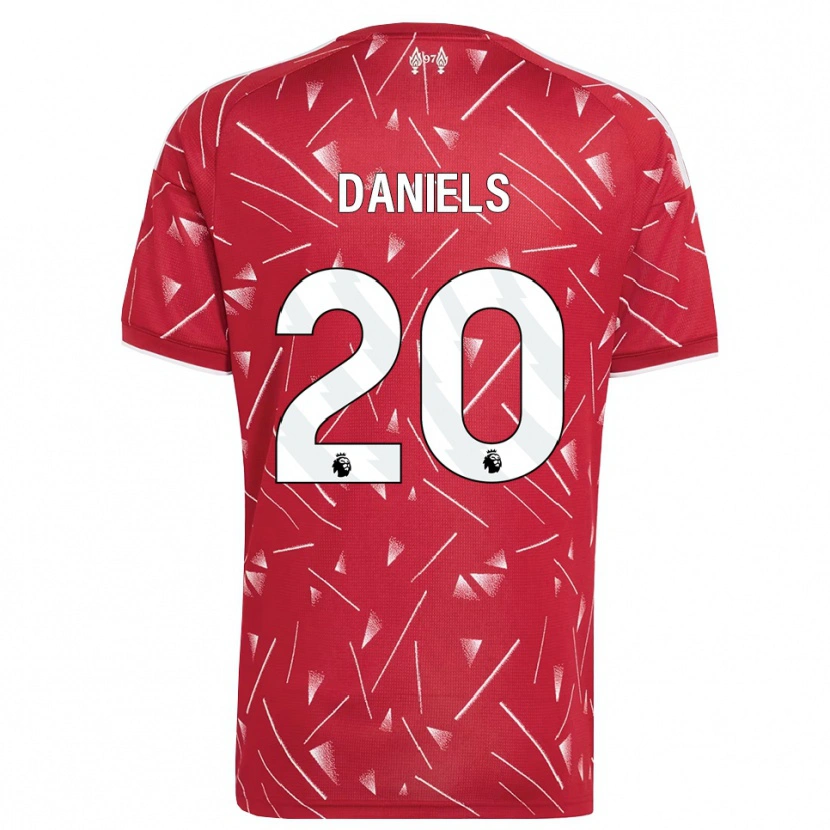 Danxen Homem Camisola Yana Daniels #20 Branco Vermelho Principal 2026/27 Camisa
