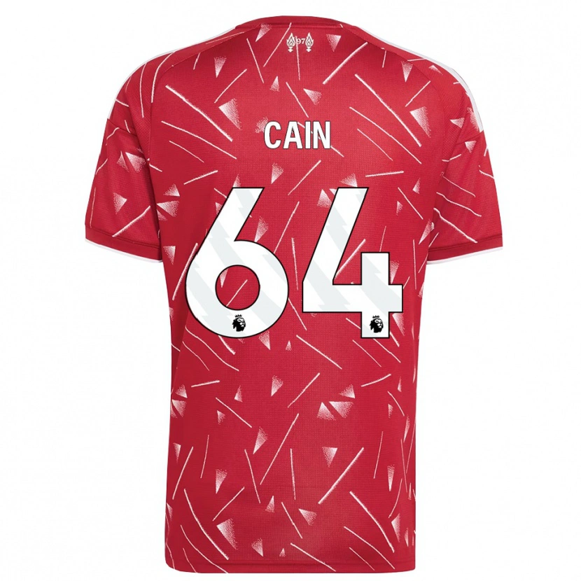 Danxen Homem Camisola Jake Cain #64 Branco Vermelho Principal 2026/27 Camisa