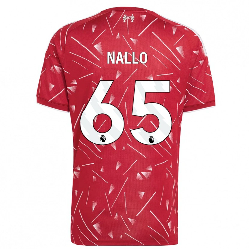 Danxen Homem Camisola Amara Nallo #65 Branco Vermelho Principal 2026/27 Camisa