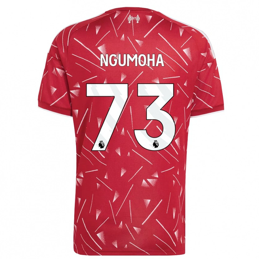 Danxen Homem Camisola Rio Ngumoha #73 Branco Vermelho Principal 2026/27 Camisa