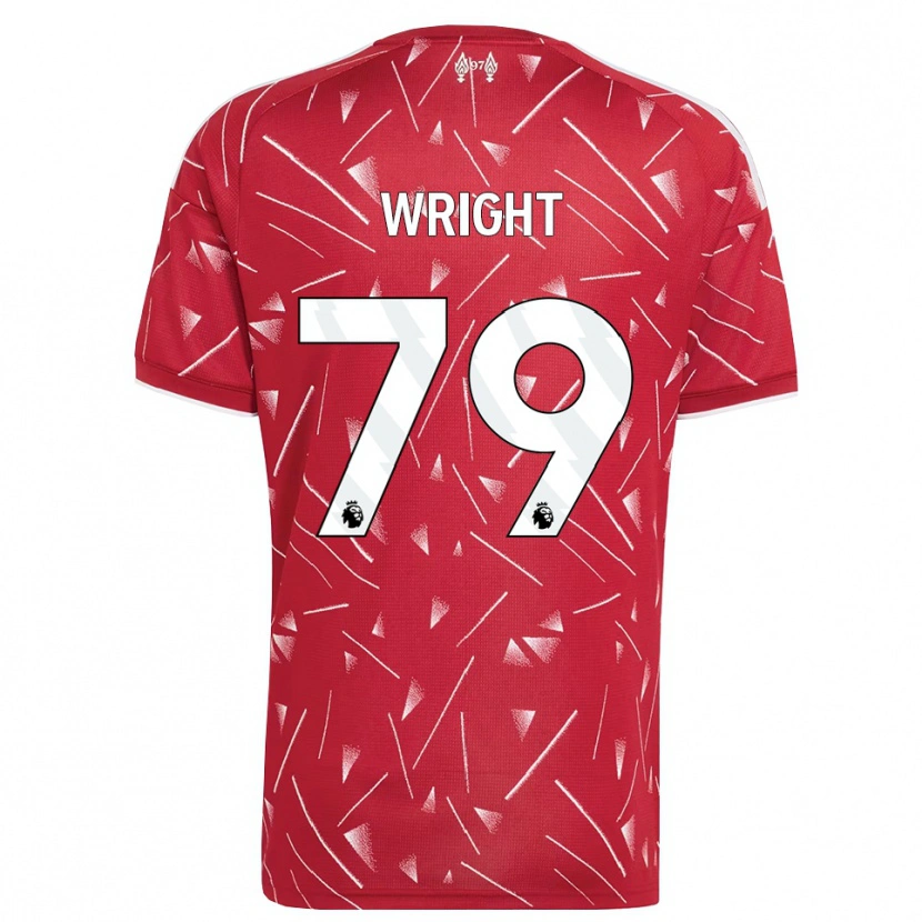 Danxen Homem Camisola Will Wright #79 Branco Vermelho Principal 2026/27 Camisa