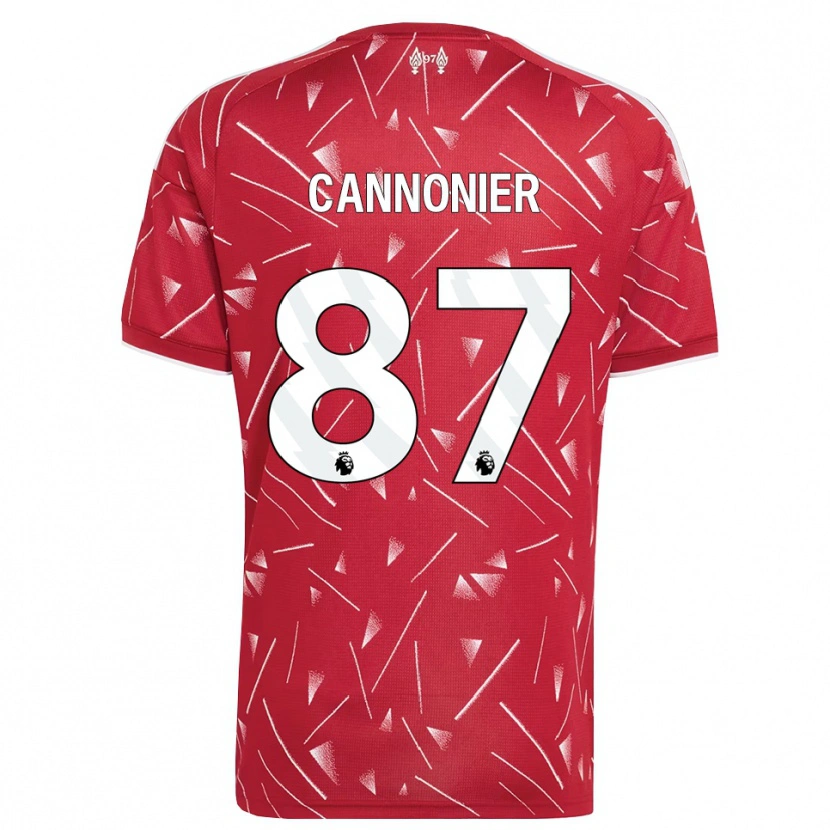 Danxen Homem Camisola Oakley Cannonier #87 Branco Vermelho Principal 2026/27 Camisa