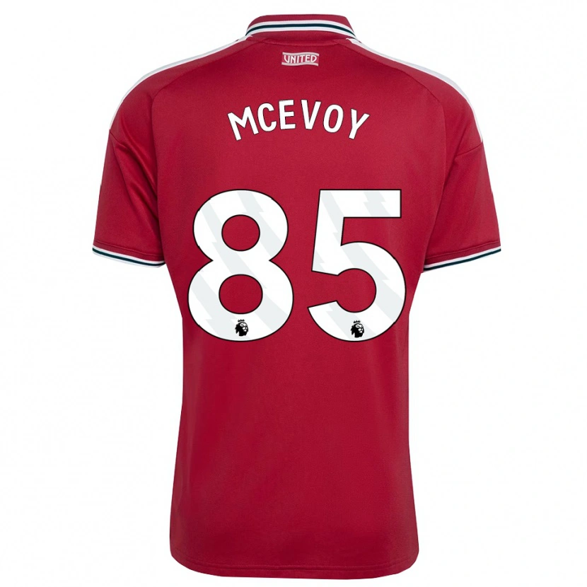 Danxen Homem Camisola Jay Mcevoy #85 Vermelho Amarelo Branco Principal 2026/27 Camisa