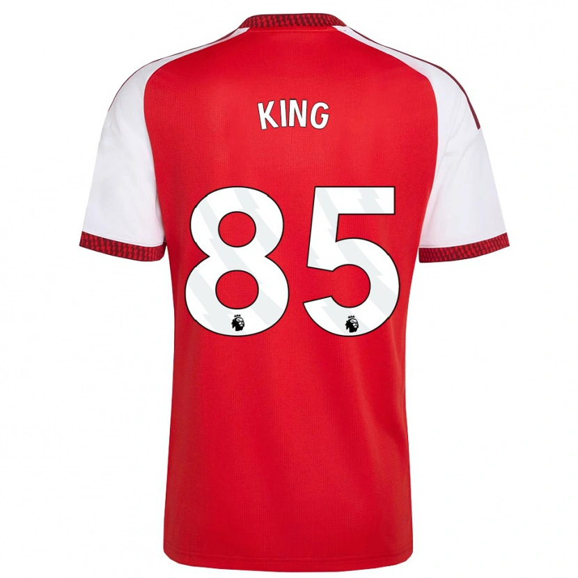 Danxen Homem Camisola Josiah King #85 Vermelho Branco Preto Principal 2026/27 Camisa