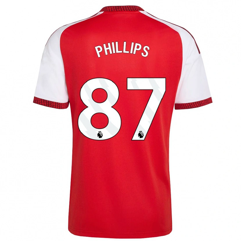 Danxen Homem Camisola Bowen Phillips #87 Vermelho Branco Preto Principal 2026/27 Camisa