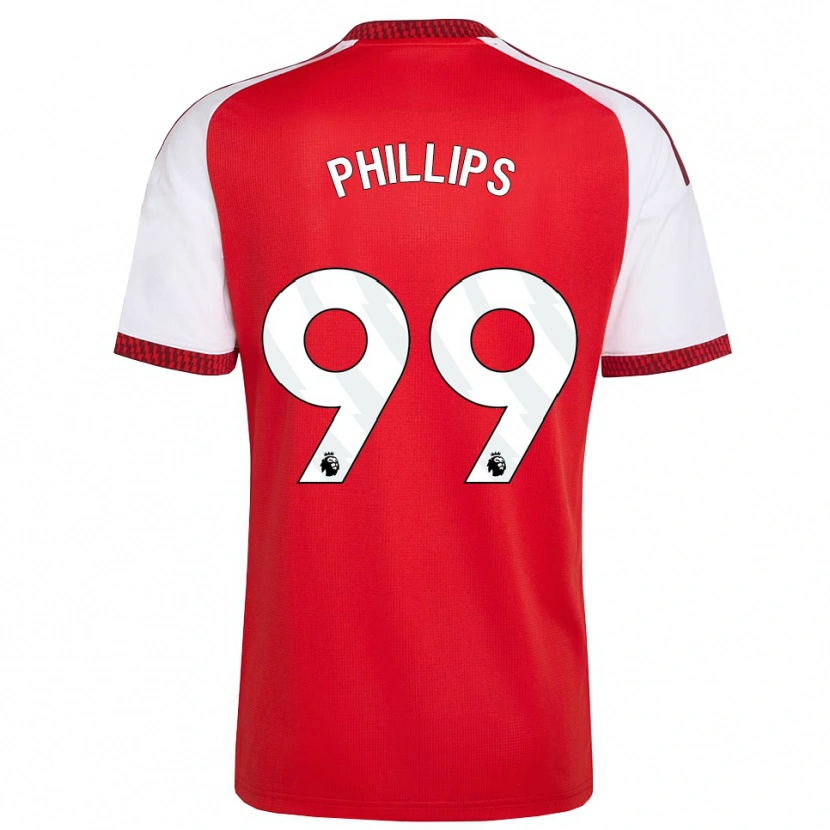 Danxen Homem Camisola Charlie Phillips #99 Vermelho Branco Preto Principal 2026/27 Camisa