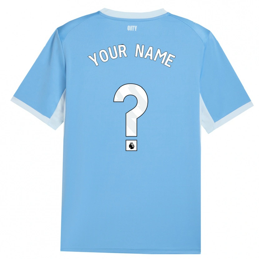 Danxen Homem Camisola Seu Nome #0 Lightskyblue Branco Principal 2026/27 Camisa
