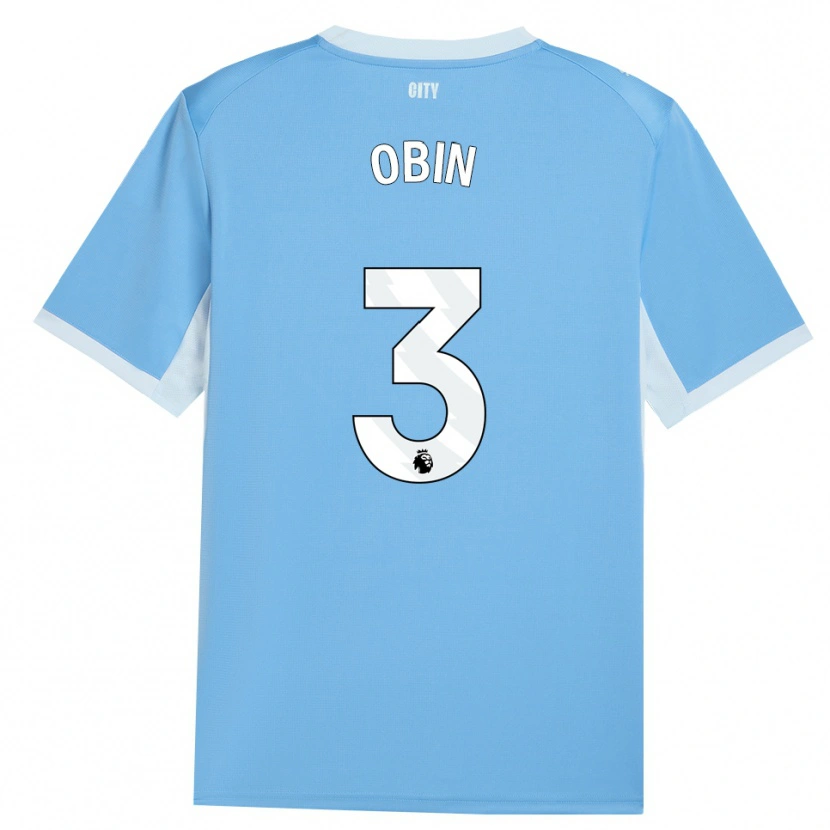 Danxen Homem Camisola Yohann Obin #3 Lightskyblue Branco Principal 2026/27 Camisa